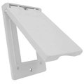 Evolve 1C-GV-W Vertical Ground Fault Interrupter Single Gang Flip Cover; White EV697793